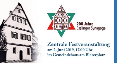 Esslinger Synagoge wird 200 Jahre alt - Festakt am 2. Juni