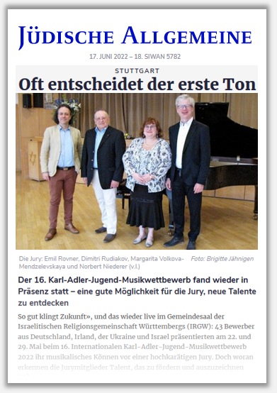 Stuttgart - Oft entscheidet der erste Ton. Der 16. Karl-Adler-Jugend-Musikwettbewerb fand wieder in Prsenz statt  eine gute Mglichkeit fr die Jury, neue Talente zu entdecken