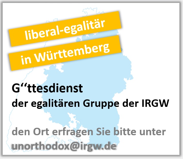Egalitre Gruppe der IRGW - mehr Infos unter: www.irgw.de/egalitaer