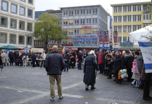Israel-Tag am 14.05.2010 auf dem Stuttgarter Marktplatz
