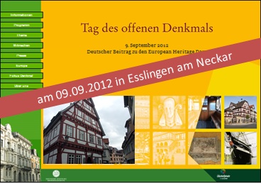 Tag des offenen Denkmals 2012 - Besichtigung des IRGW-Gemeindezentrums in Esslingen (Im Heppcher 3) mglich