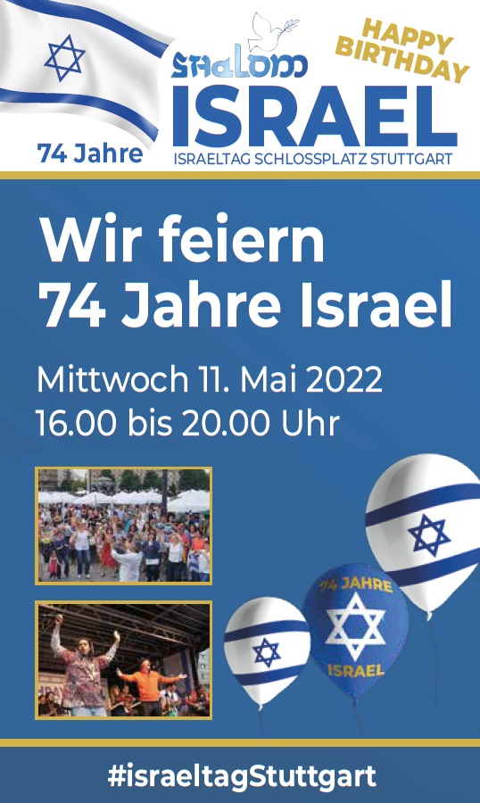 Israeltag Stuttgart - alles Gute zum 74. Geburtstag