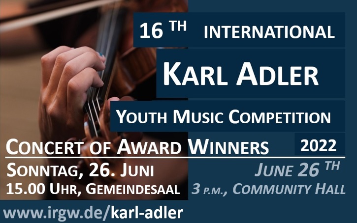 Preisträgerkonzert Karl-Adler-Jugendmusikwettbewerb