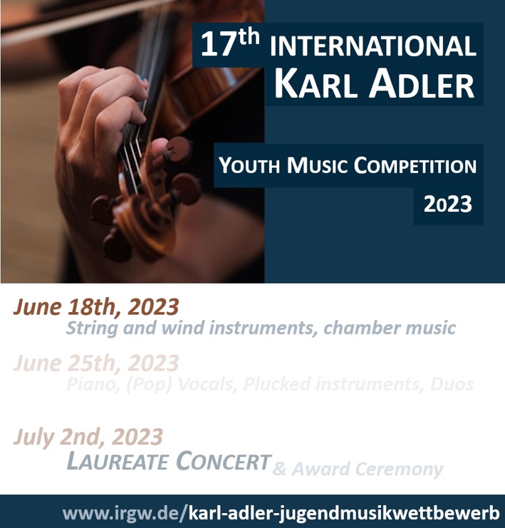 17., internationaler Karl-Adler-Jugendmusikwettbewerb
