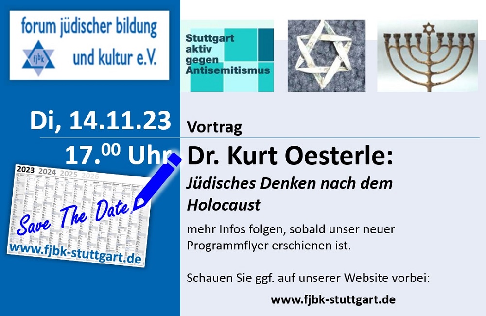 Save The Date  -  nhere Infos folgen, sobald unser Programmflyer fertig ist  -  siehe auch www.fjbk-stuttgart.de