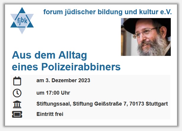 forum jdischer bildung und kultur e.V. (fjbk)  -  weitere Infos unter www.fjbk-stuttgart.de
