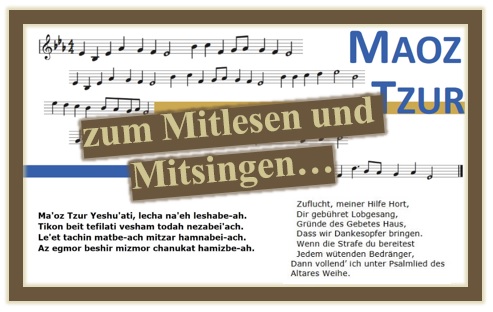 Maoz Tzur - fr Sie zum Mitlesen