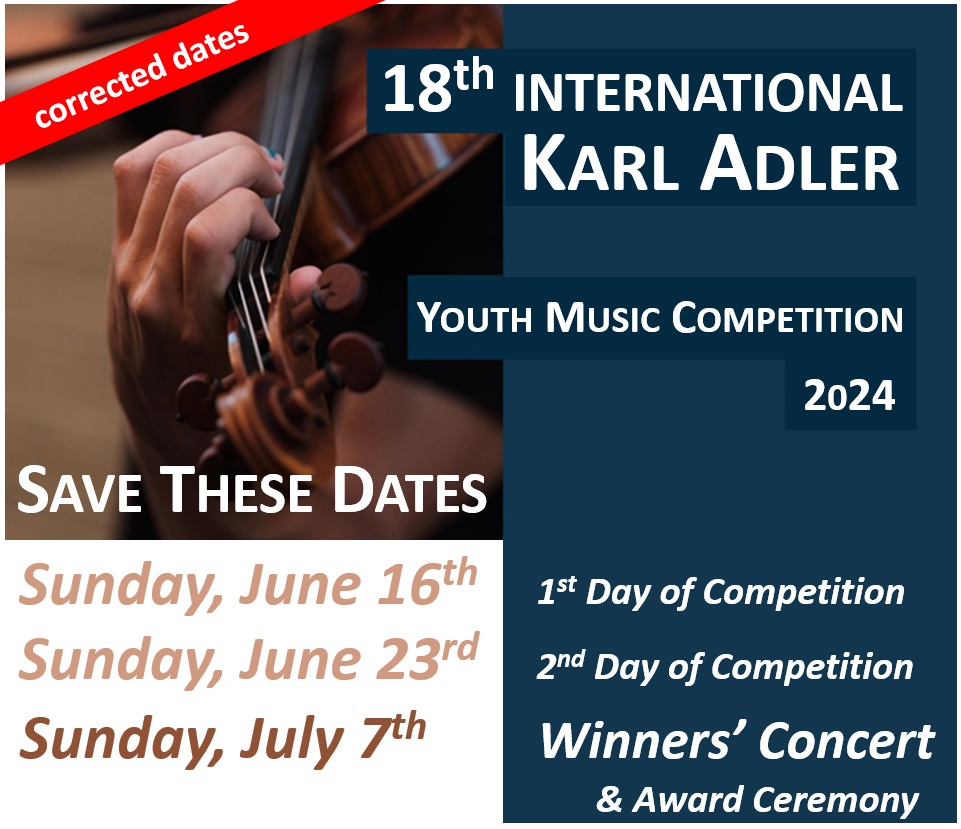 18., internationaler Karl-Adler-Jugendmusikwettbewerb