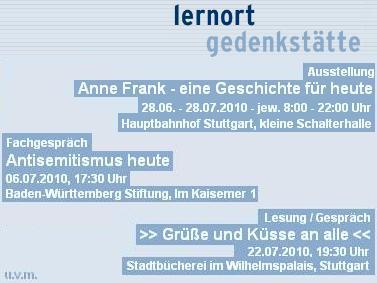 Anne Frank - eine Geschichte fr heute >>> www.lernort-gedenkstaette.de