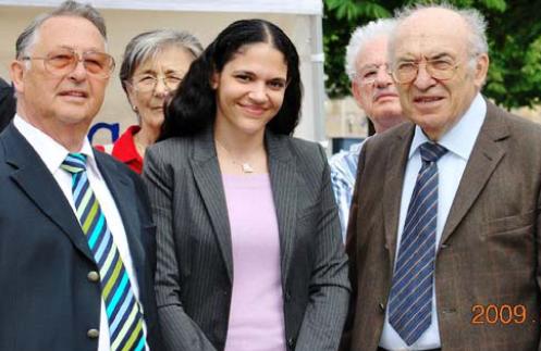 Anat Sultan-Dadon (Mitte) und Arno Fern (rechts)