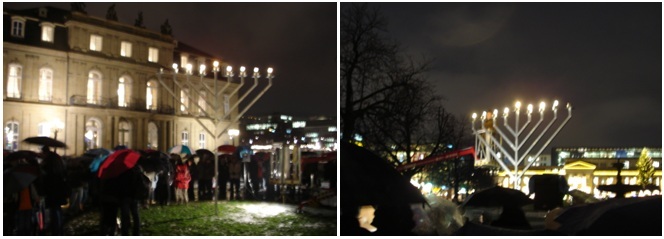 Gemeinsames Znden der Chanukka-Lichter in Stuttgart - 7. Dezember 2010 | 1 Tewet 5771